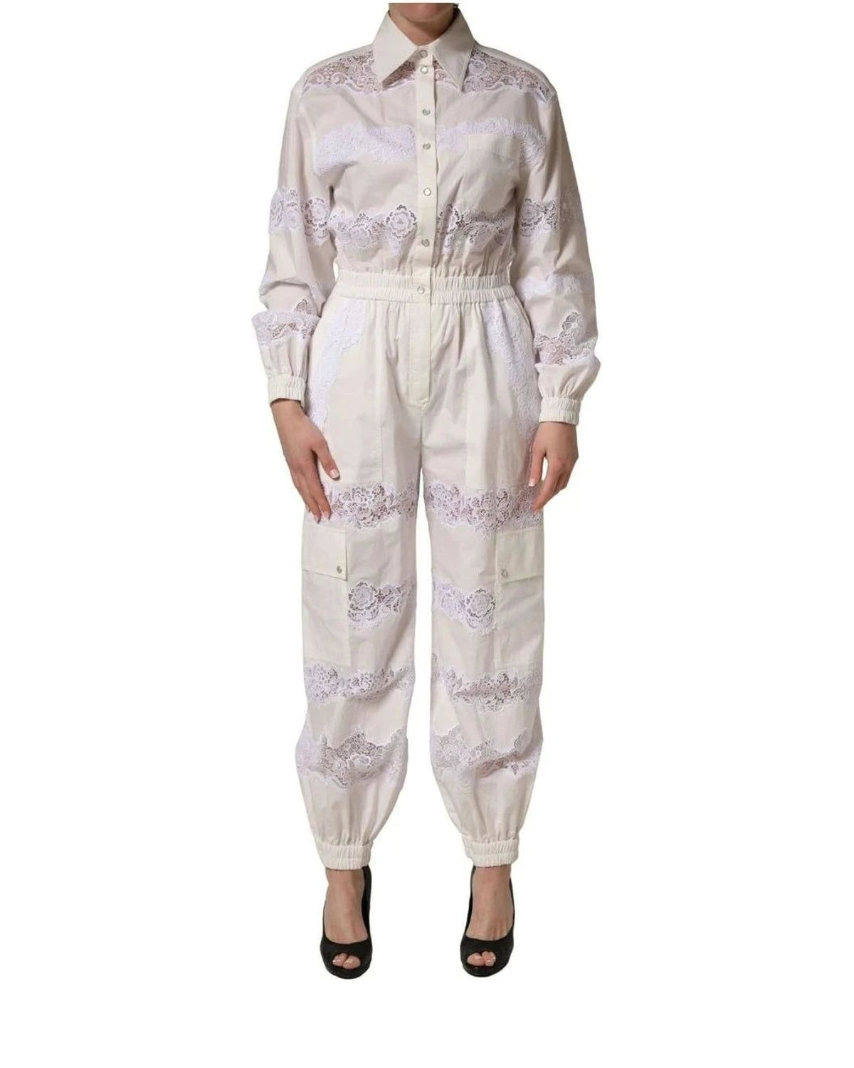 Dolce & Gabbana One-Piece in white, Cotton — view 2