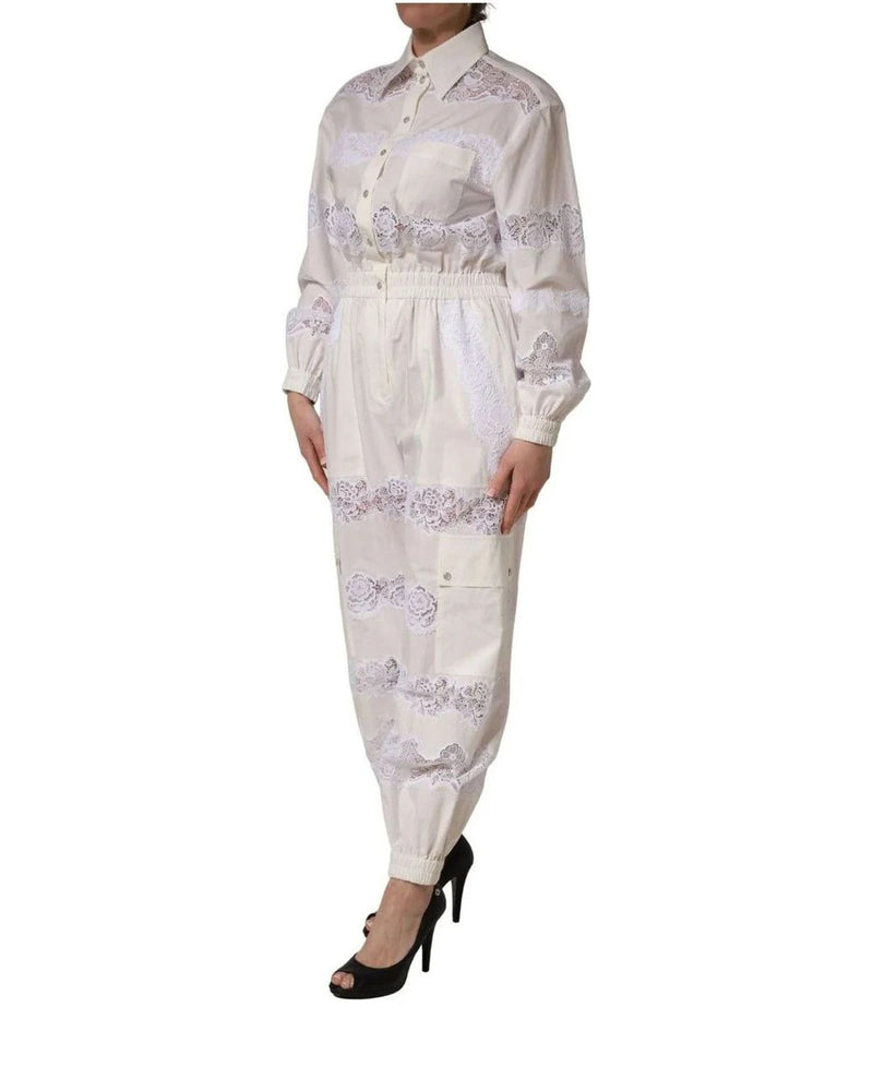 Dolce & Gabbana One-Piece in white, Cotton — view 3
