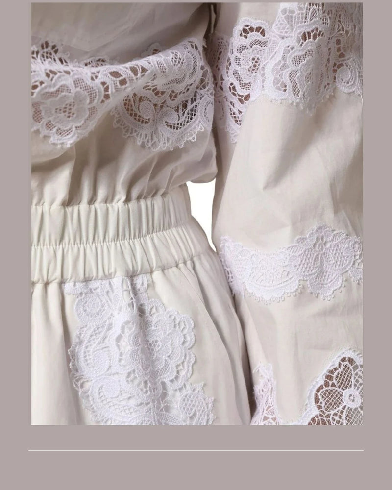 Dolce & Gabbana One-Piece in white, Cotton — view 7