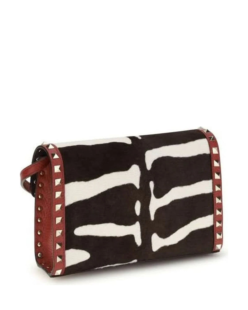 Valentino Garavani Multicolor Calf Leather Bos Taurus Shoulder Bag Glam Steals