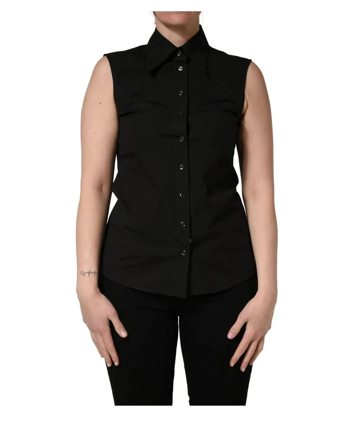 Dolce & Gabbana Blouse in black, Cotton — view 2