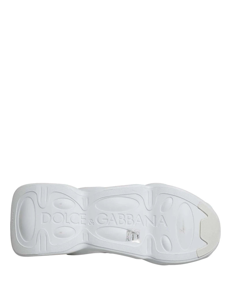 Dolce & Gabbana White Slip On Wave Low Top Sneakers Shoes Glam Steals