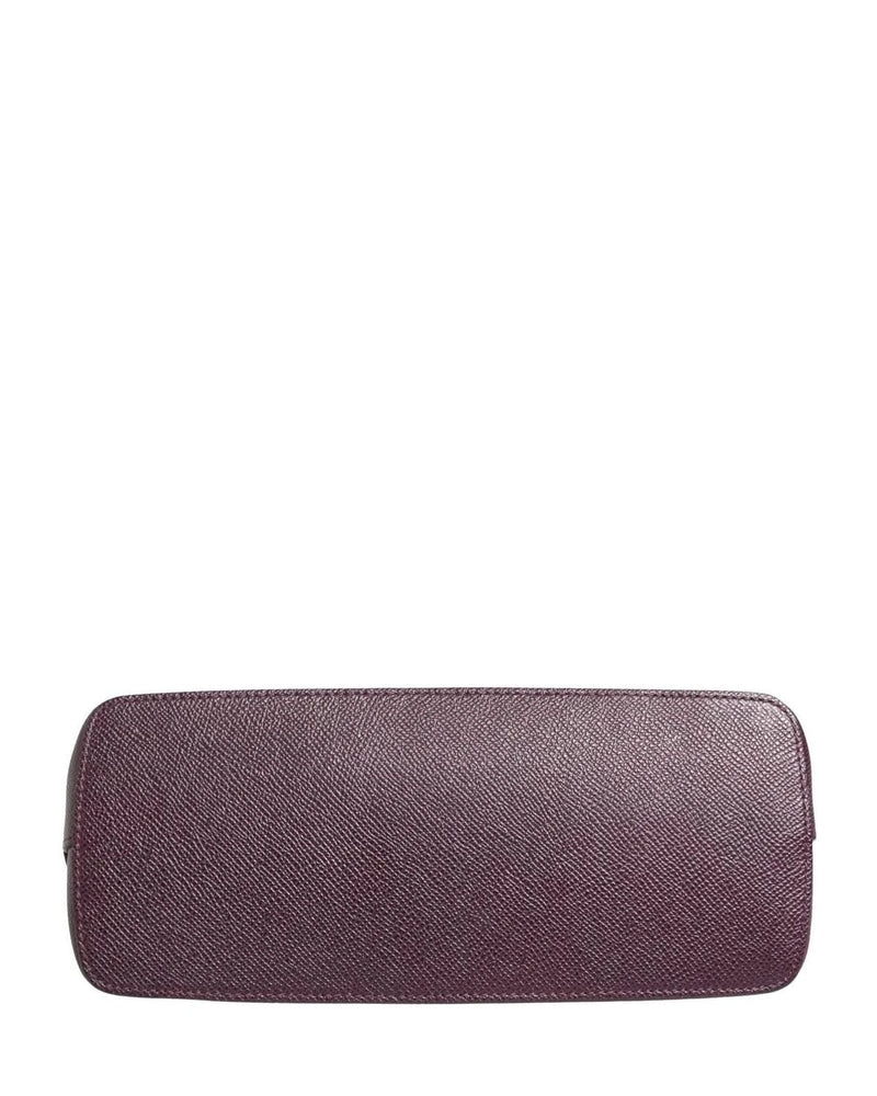 Dolce & Gabbana Purple Leather Dark Dg Logo Zip Around Hand Purse Wallet Glam Steals