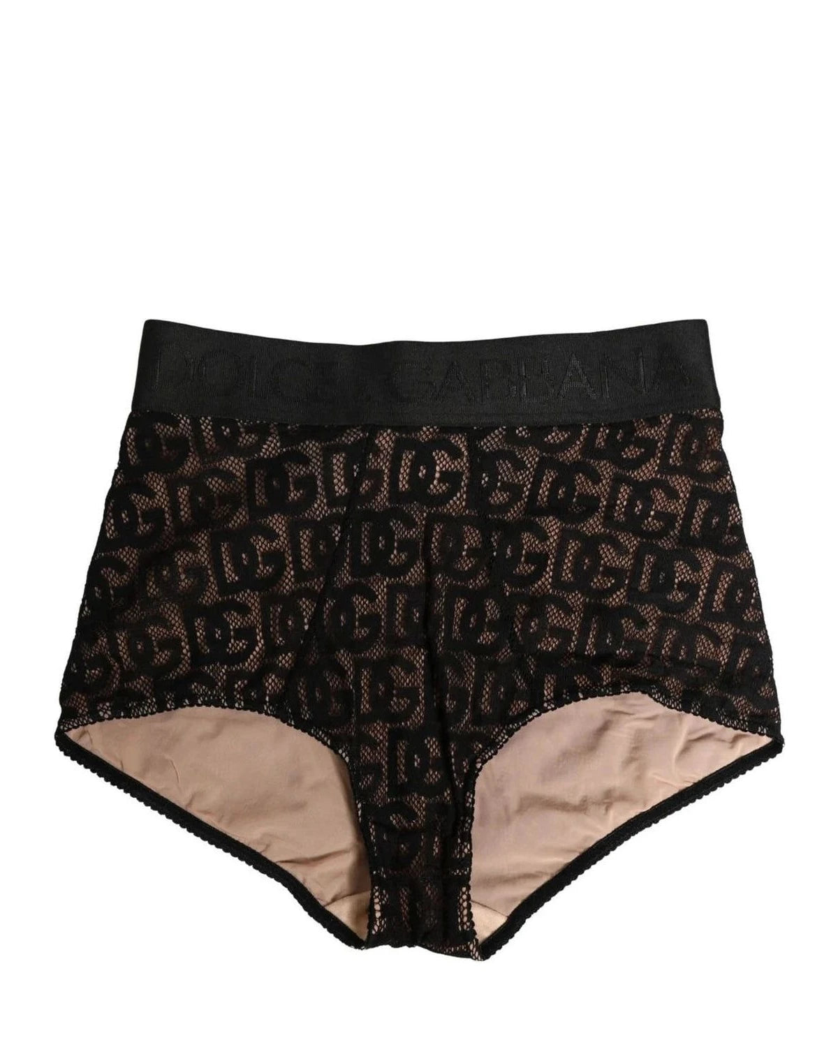 Dolce & Gabbana High Waisted Brief in black, Cotton