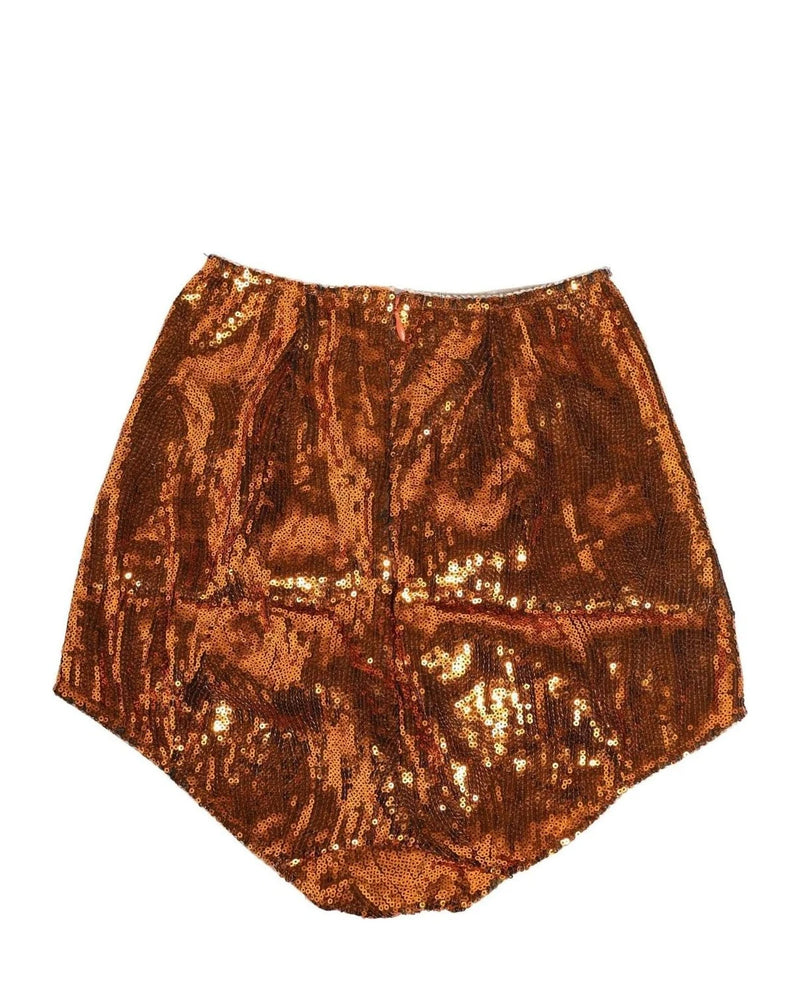 Dolce & Gabbana High Waisted Brief in orange, Nylon — view 4