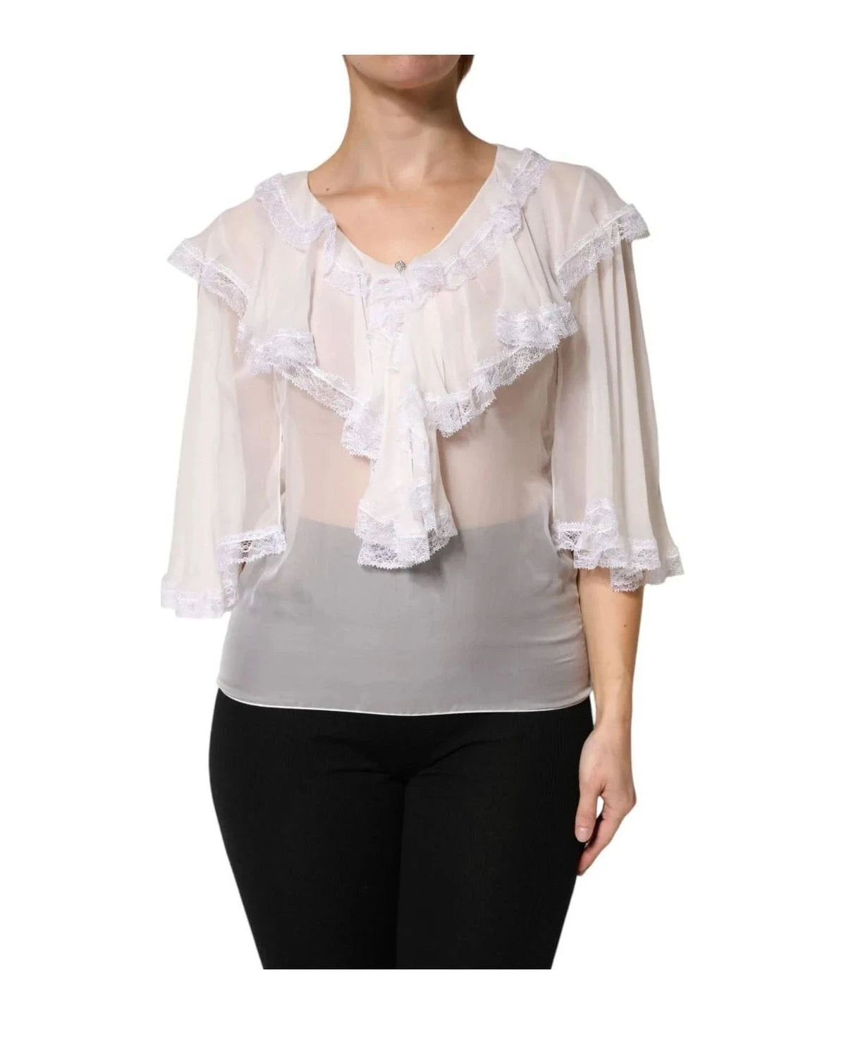 Dolce & Gabbana Blouse in white, Nylon