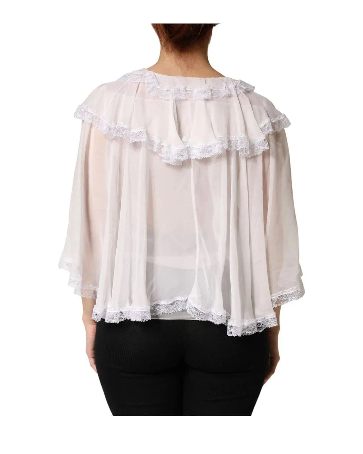 Dolce & Gabbana Blouse in white, Nylon — view 4