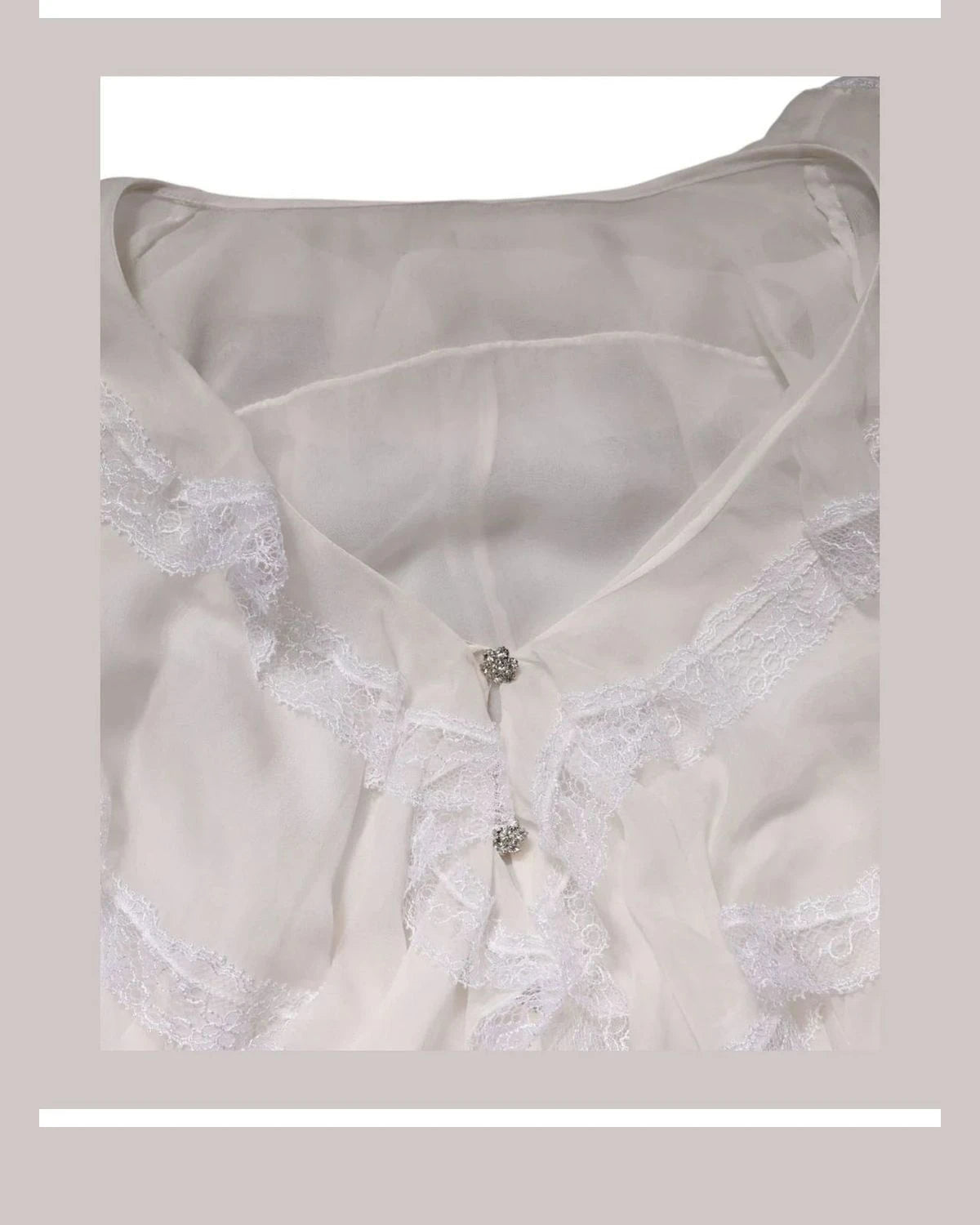 Dolce & Gabbana Blouse in white, Nylon — view 7