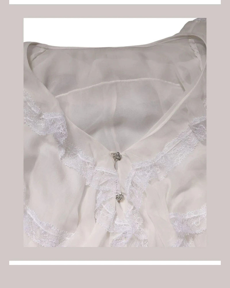 Dolce & Gabbana Blouse in white, Nylon — view 7