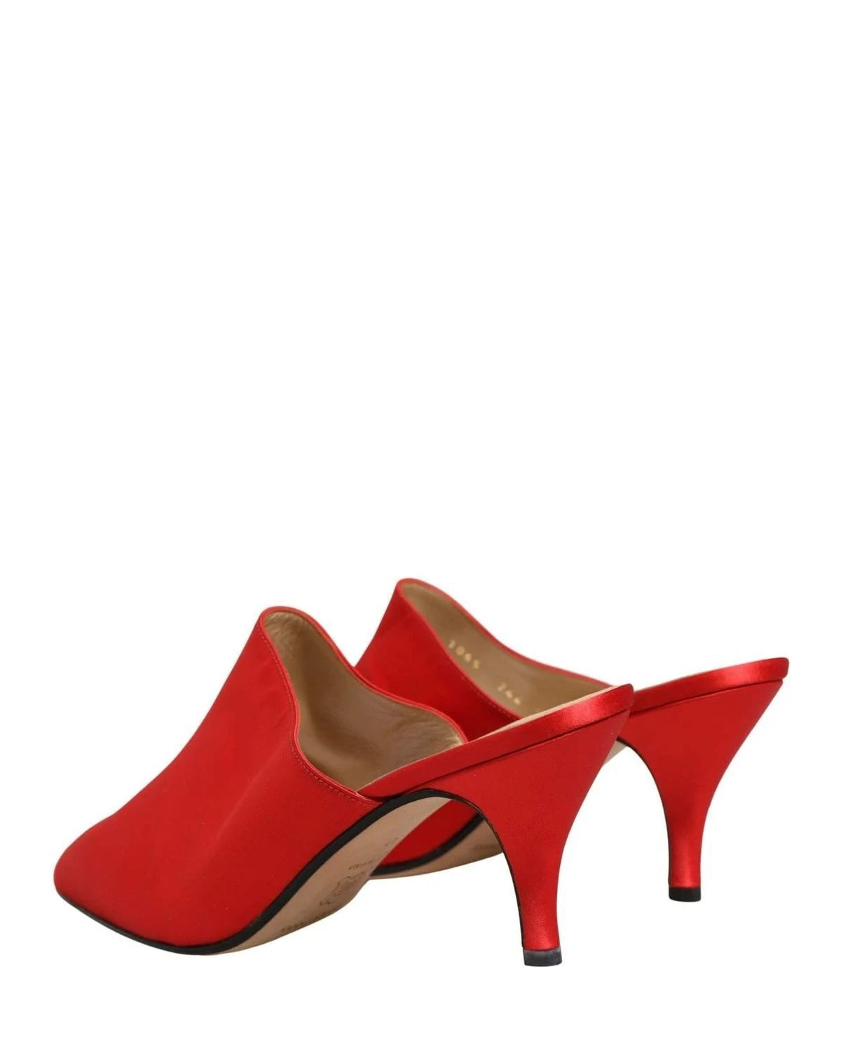 Dolce & Gabbana Red Suede Heel Mule Shoes Glam Steals