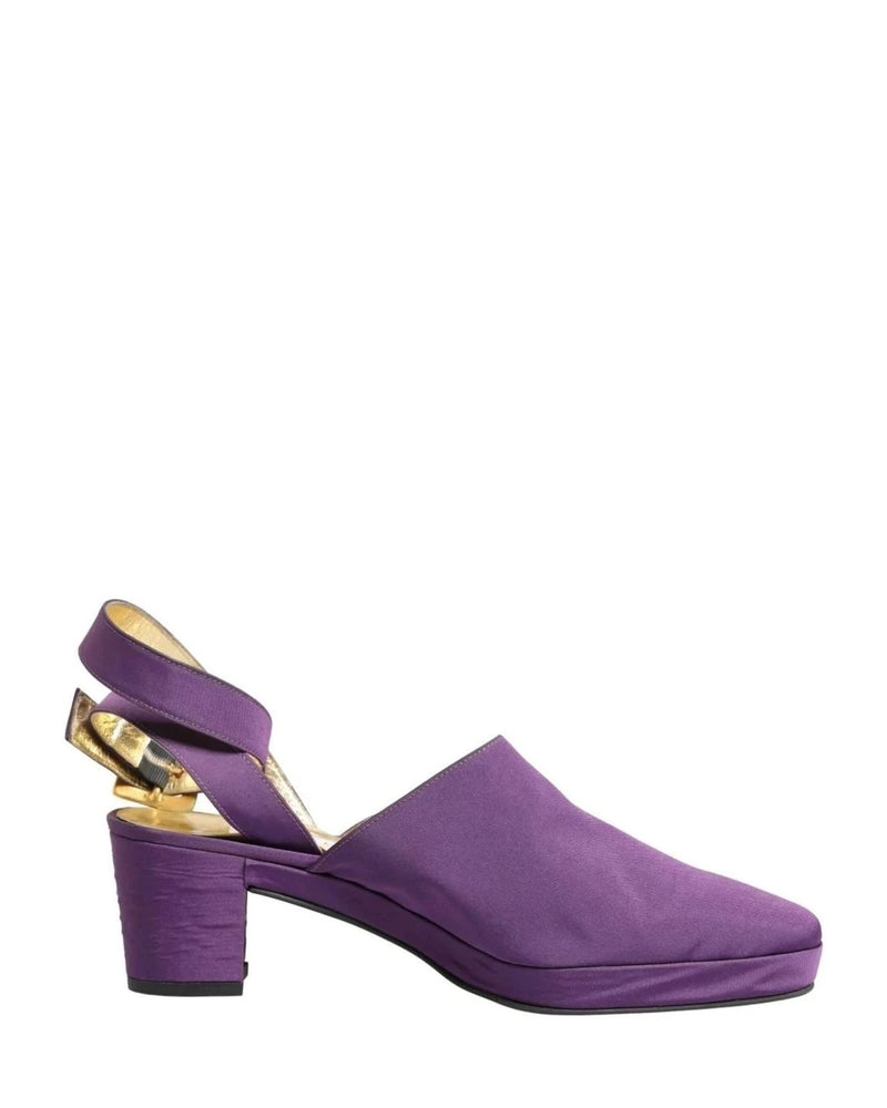 Dolce & Gabbana Purple Suede Sandals Shoes Glam Steals