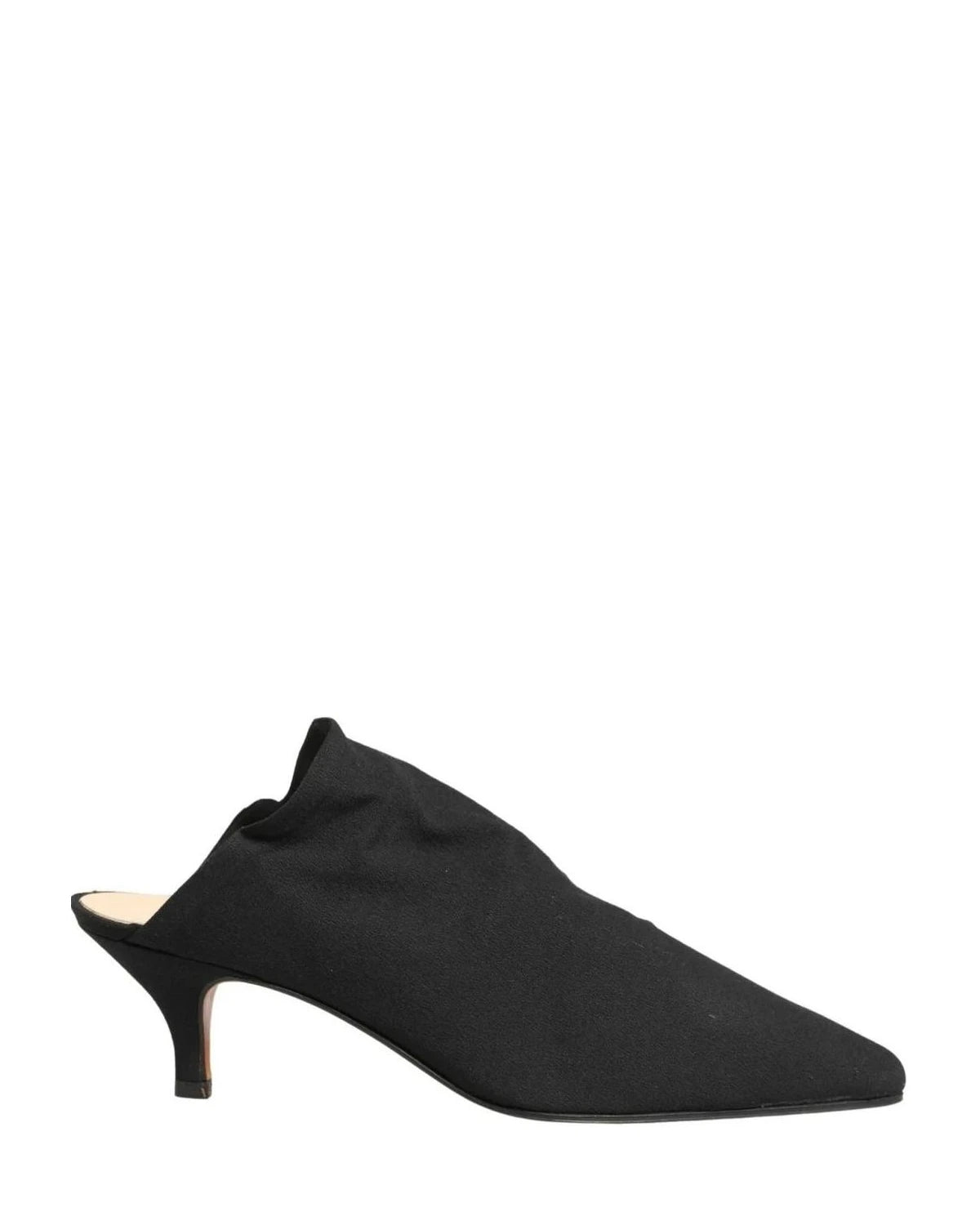 Dolce & Gabbana Black Suede Heel Mule Shoes Glam Steals