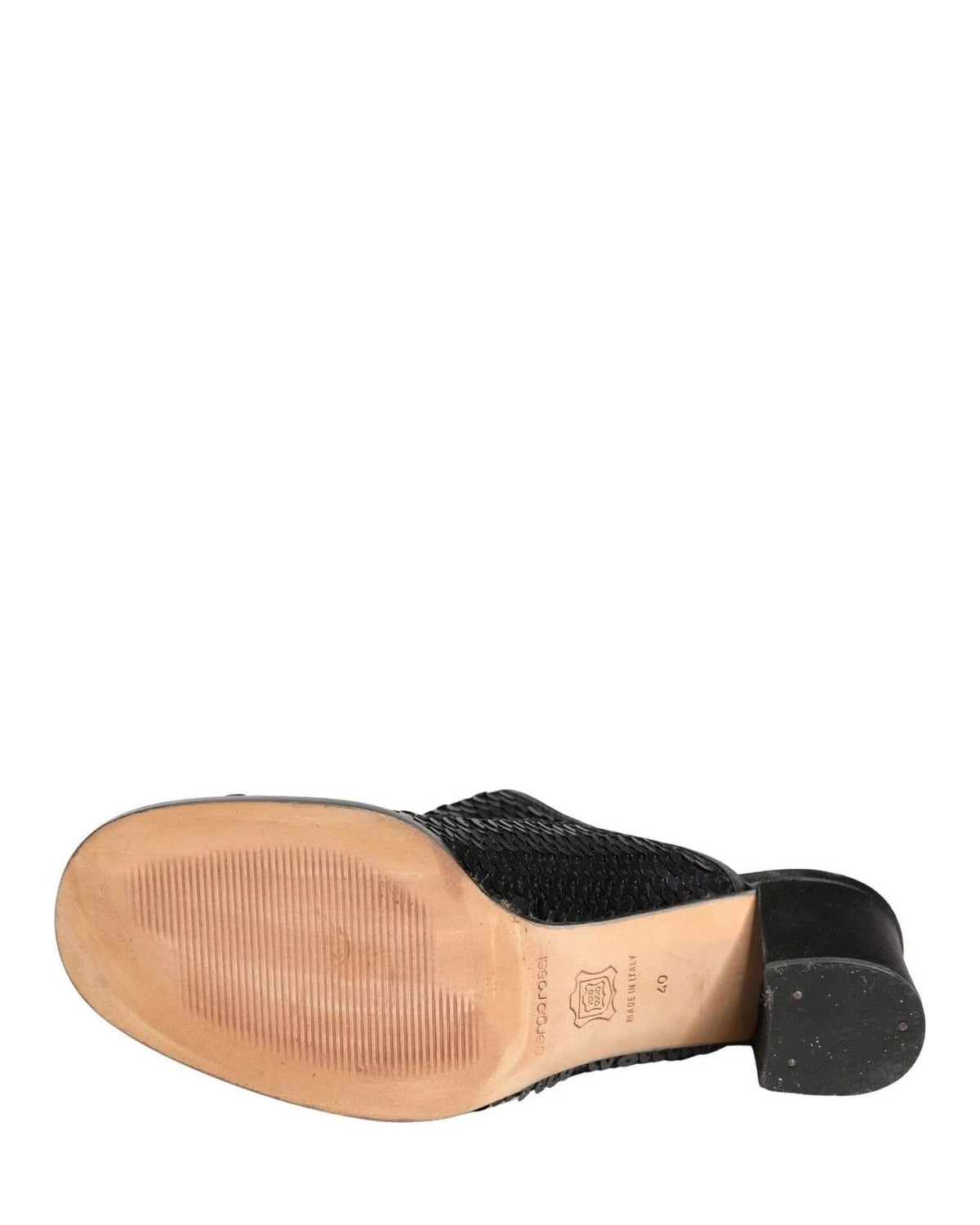 Dolce & Gabbana Black Sequined Mules Shoes Glam Steals