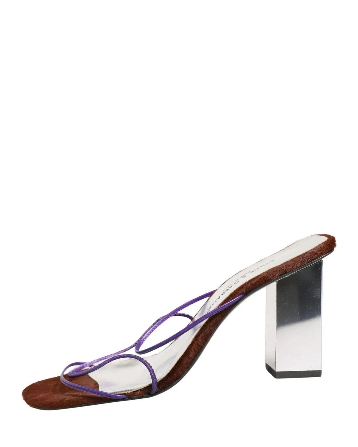 Dolce & Gabbana Silver Block Heels Glam Steals