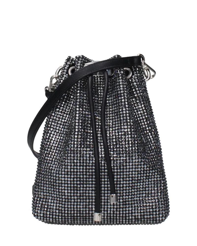 Jimmy Choo Black Satin Crossbody Bag Glam Steals