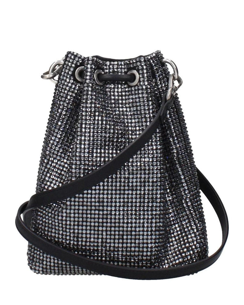 Jimmy Choo Black Satin Crossbody Bag Glam Steals