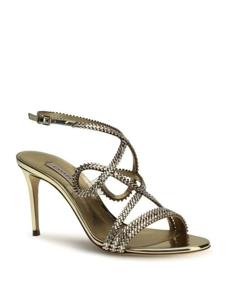 Casadei Gold Stiletto Heels Glam Steals