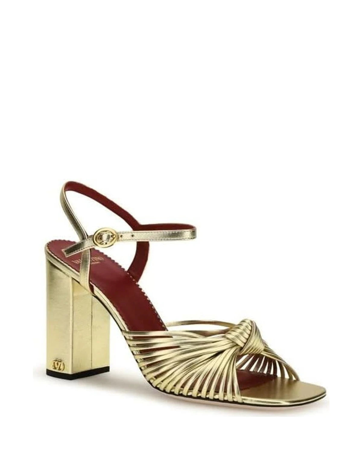 Valentino Garavani Gold Platform Sandals Glam Steals