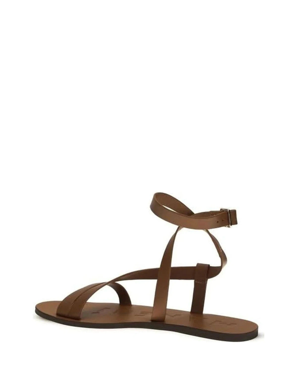 Manebi Brown Flat Sandals Glam Steals