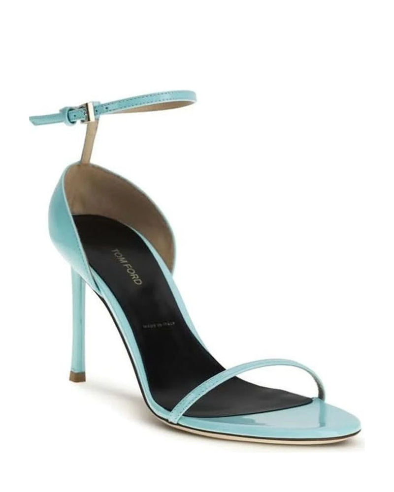 Tom Ford Blue Stiletto Heel Sandals Glam Steals
