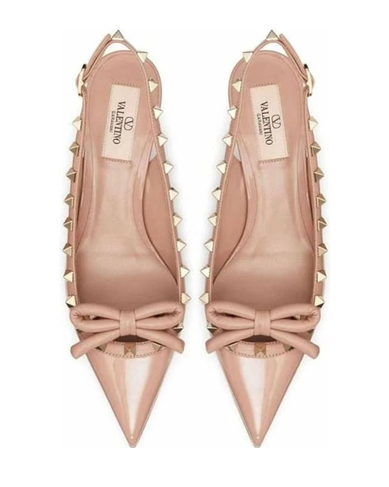 Valentino Garavani Beige Calfskin High Heel Pumps Glam Steals