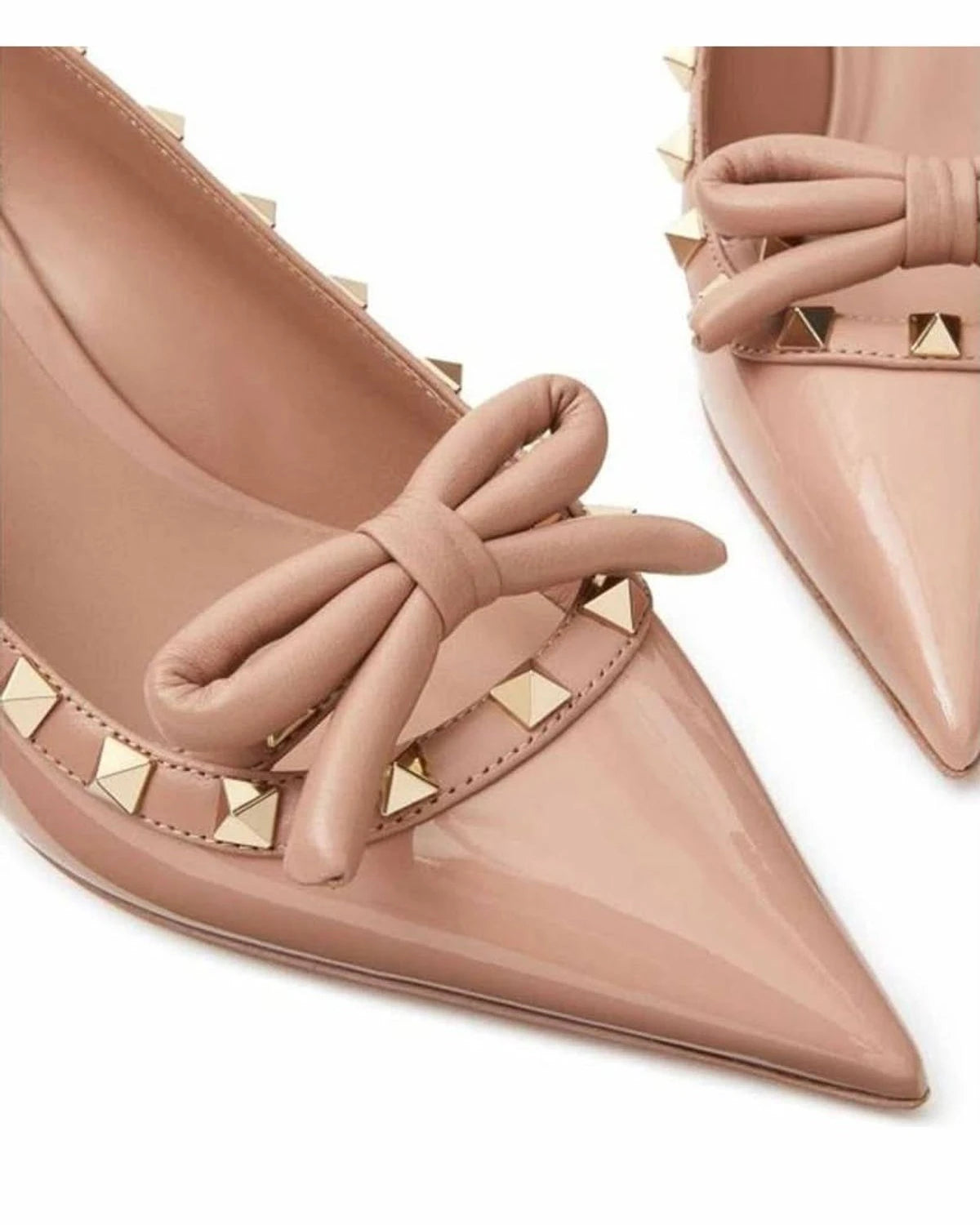 Valentino Garavani Beige Calfskin High Heel Pumps Glam Steals