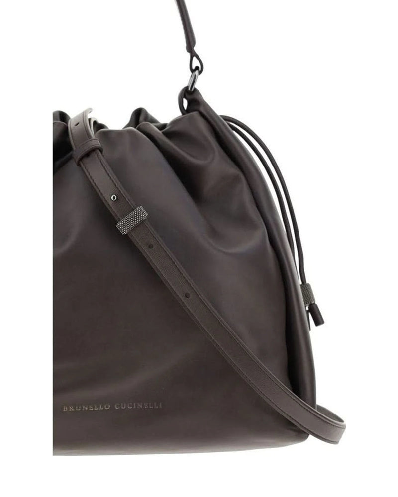 Brunello Cucinelli Brown Shoulder Bag Glam Steals