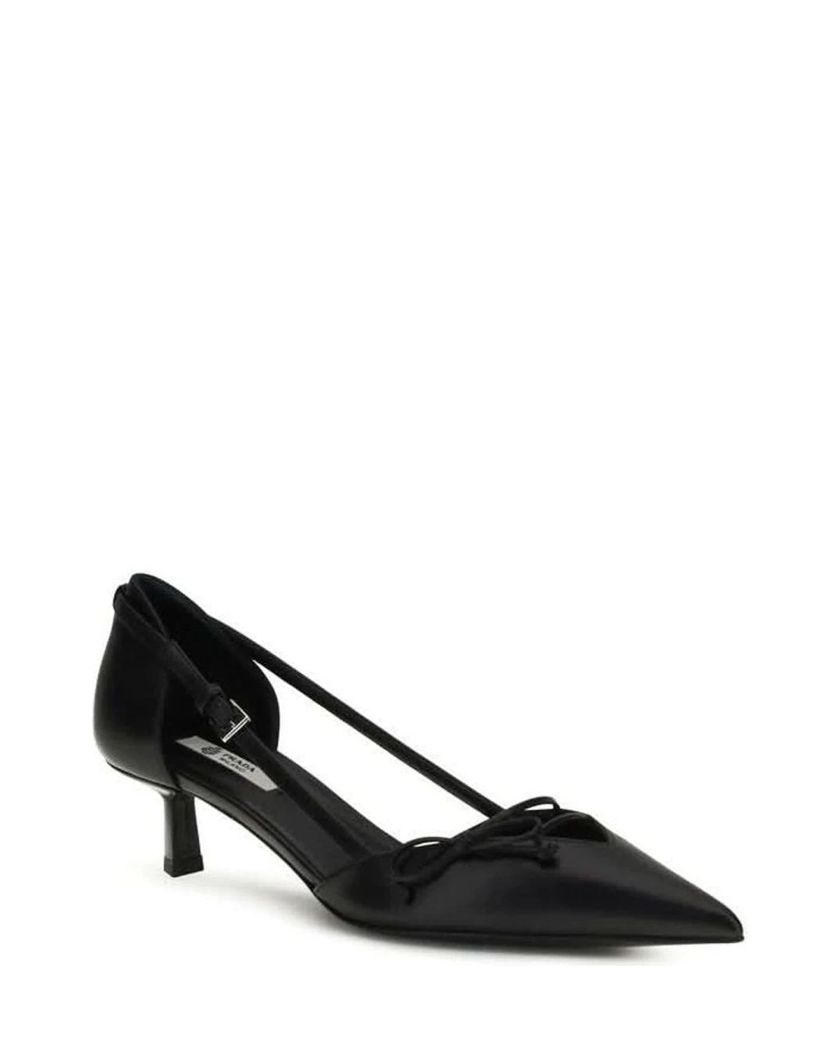 Prada Black Mid Heel Pumps Glam Steals