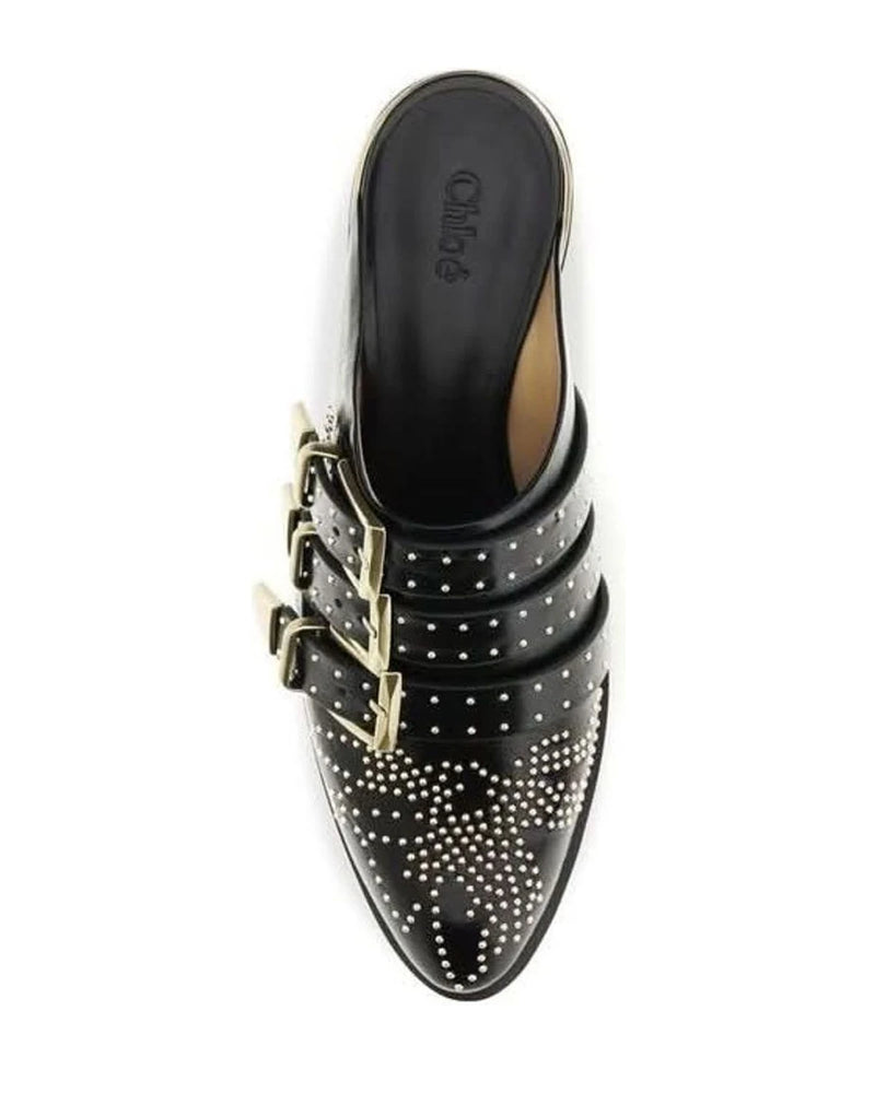 Chloé Black Mules Glam Steals