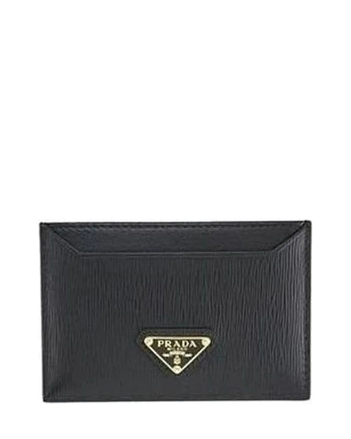 Prada Black Calfskin Cardholder Glam Steals