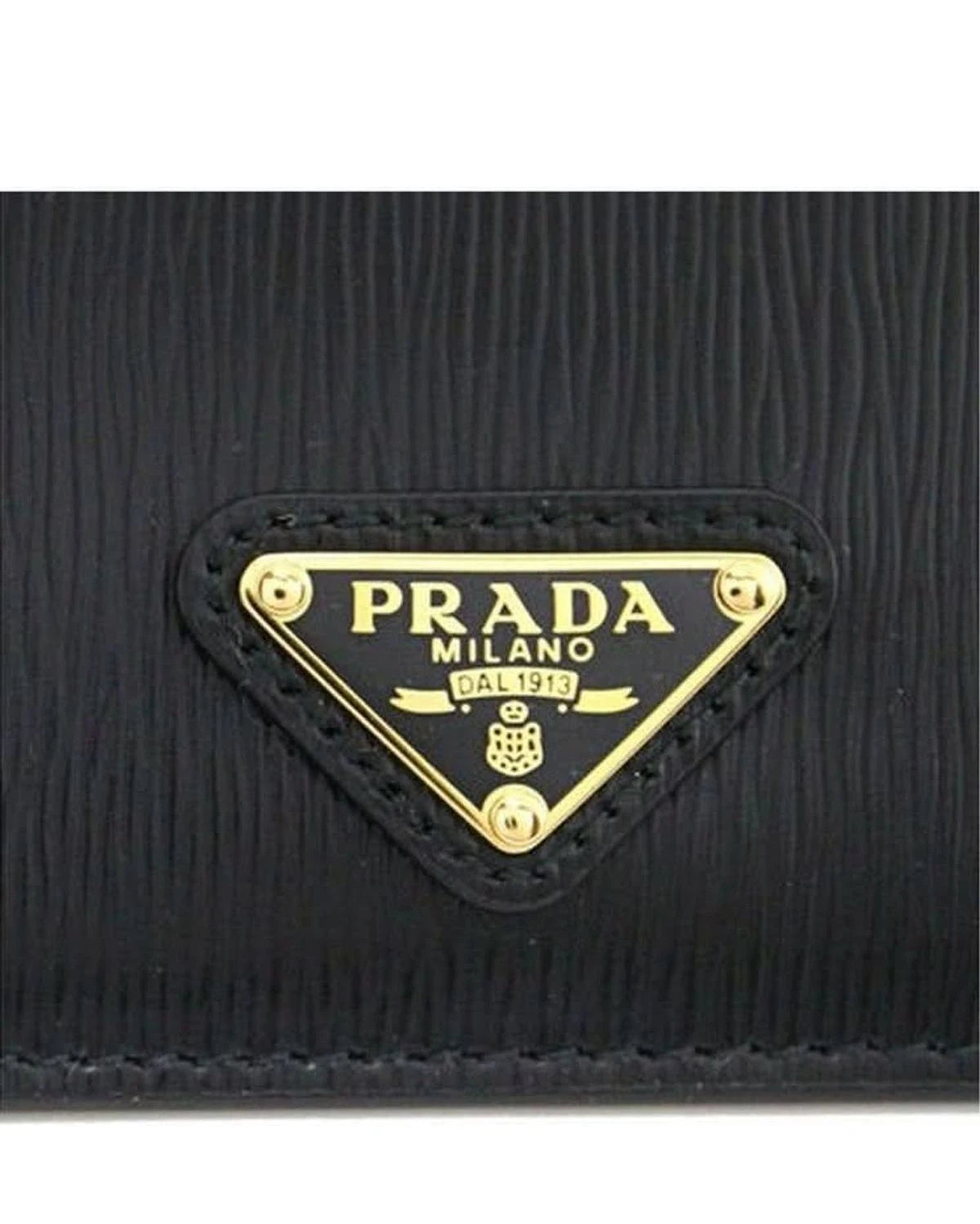 Prada Black Calfskin Cardholder Glam Steals