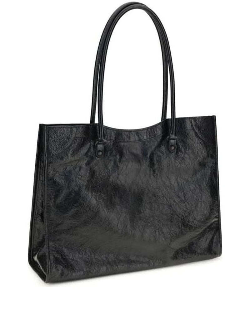 Balenciaga Black Lamb Ovis Aries Shoulder Bag Glam Steals