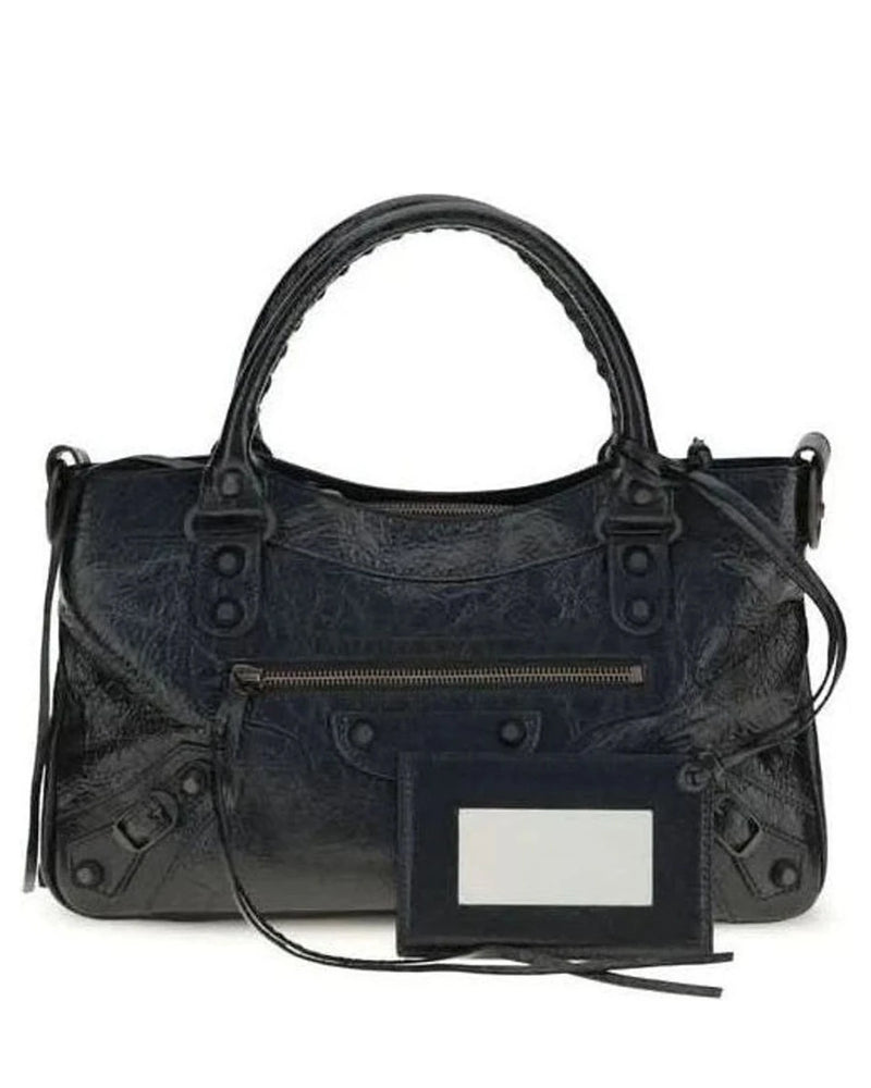 Balenciaga Black Lamb Ovis Aries Shoulder Bag Glam Steals