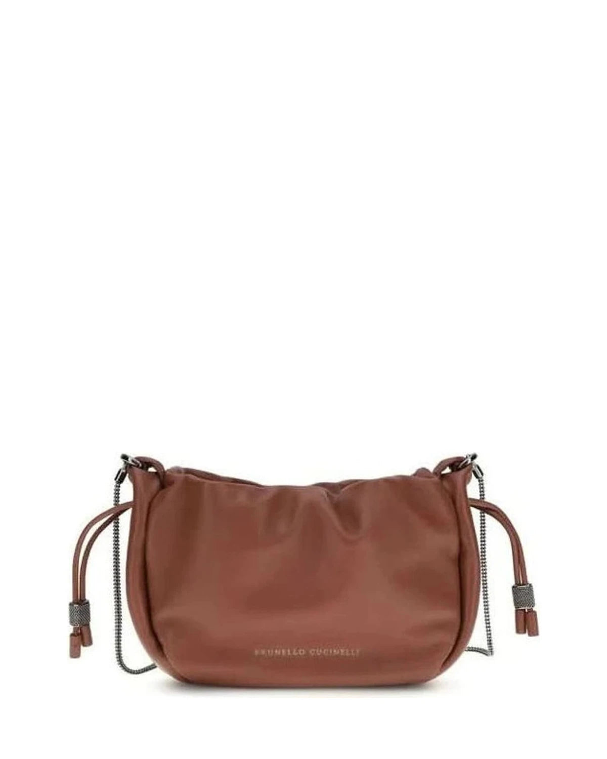 Brown Calf Leather Bos Taurus Shoulder Bag Glam Steals