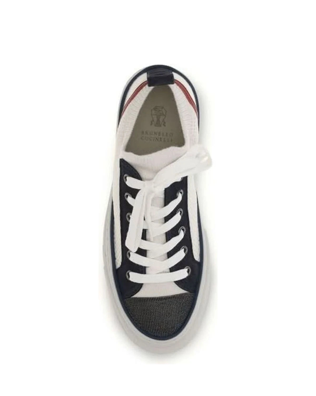 Multicolor Cotton Low Top Sneakers Glam Steals