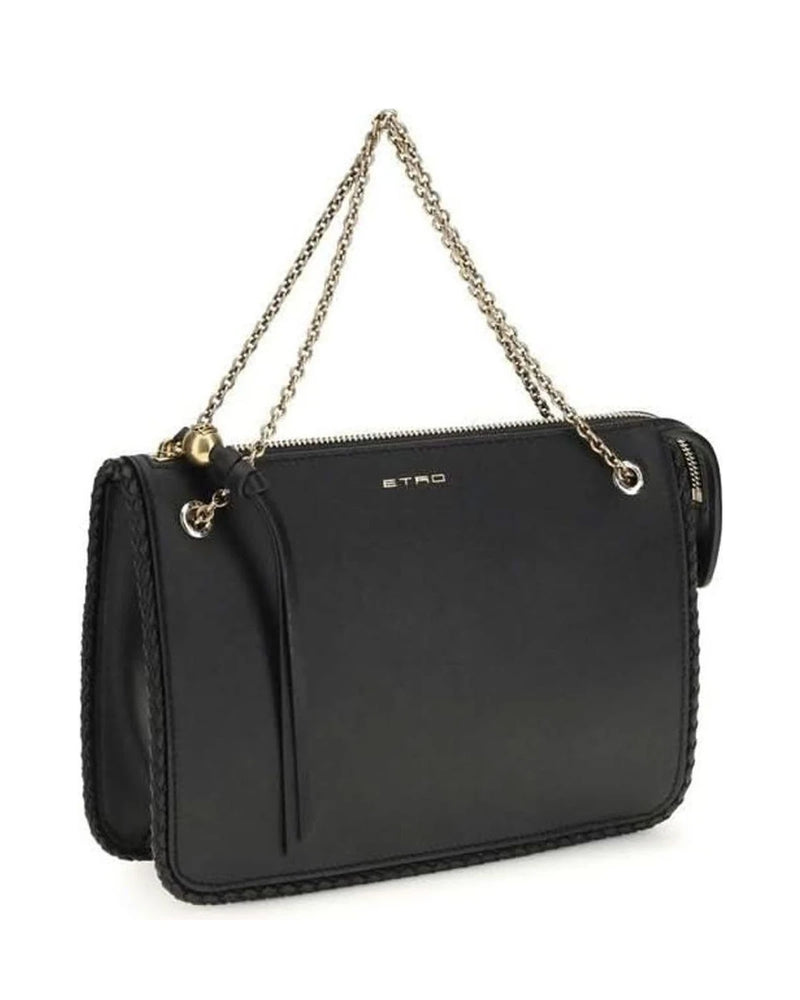 Black Calf Leather Bos Taurus Clutch Bag Glam Steals