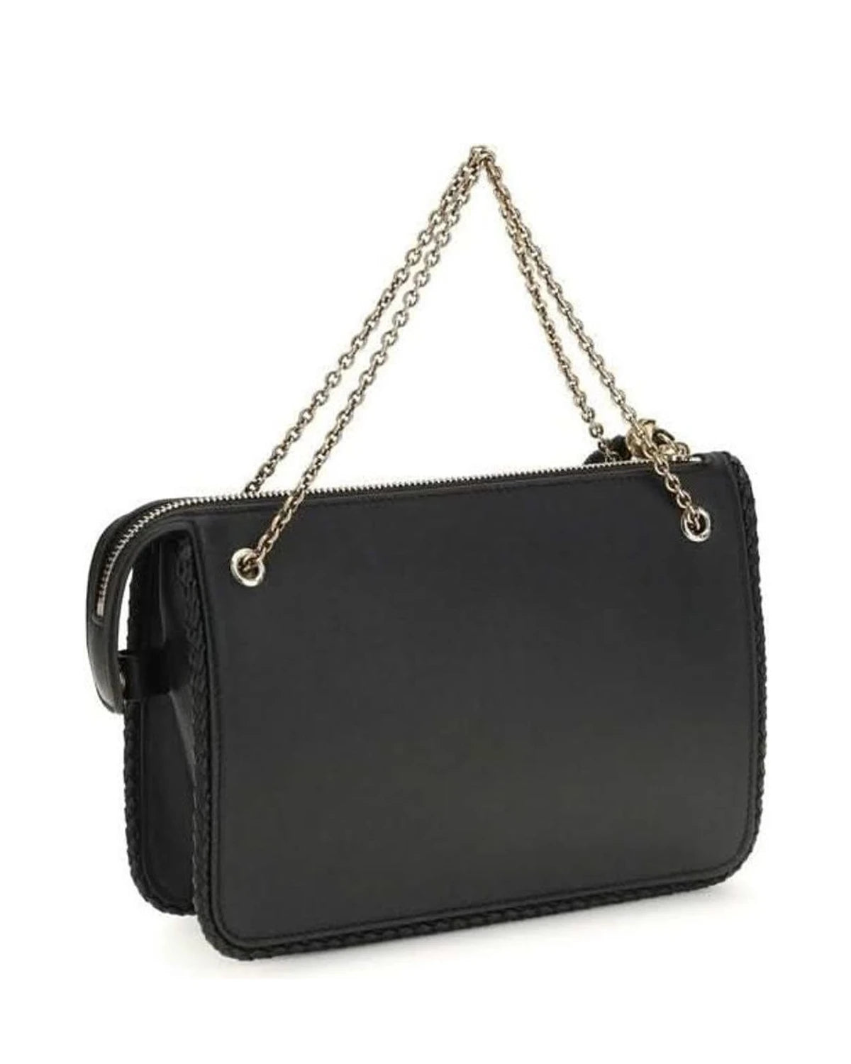 Black Calf Leather Bos Taurus Clutch Bag Glam Steals