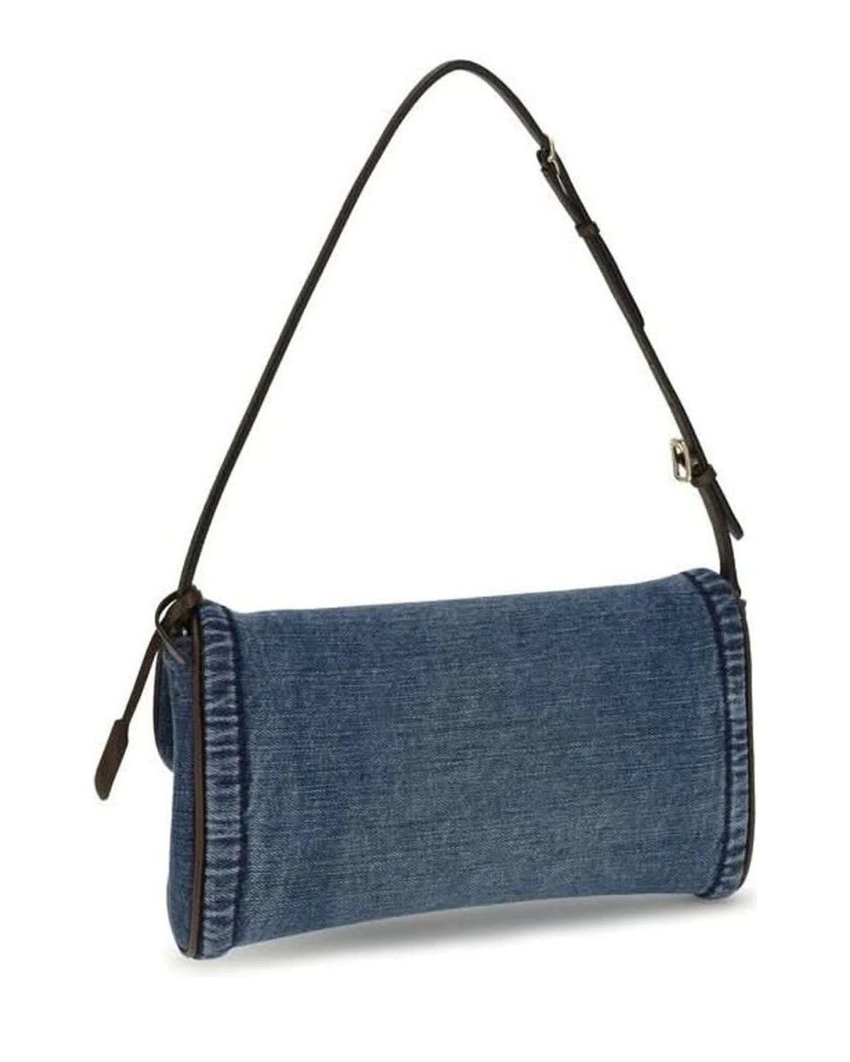 Valentino Garavani Blue Cotton Shoulder Bag Glam Steals