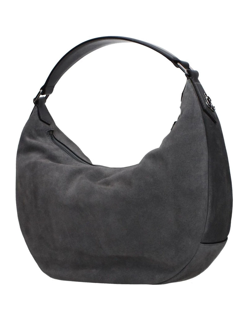 Jimmy Choo Gray Leather Shoulder Bag Glam Steals