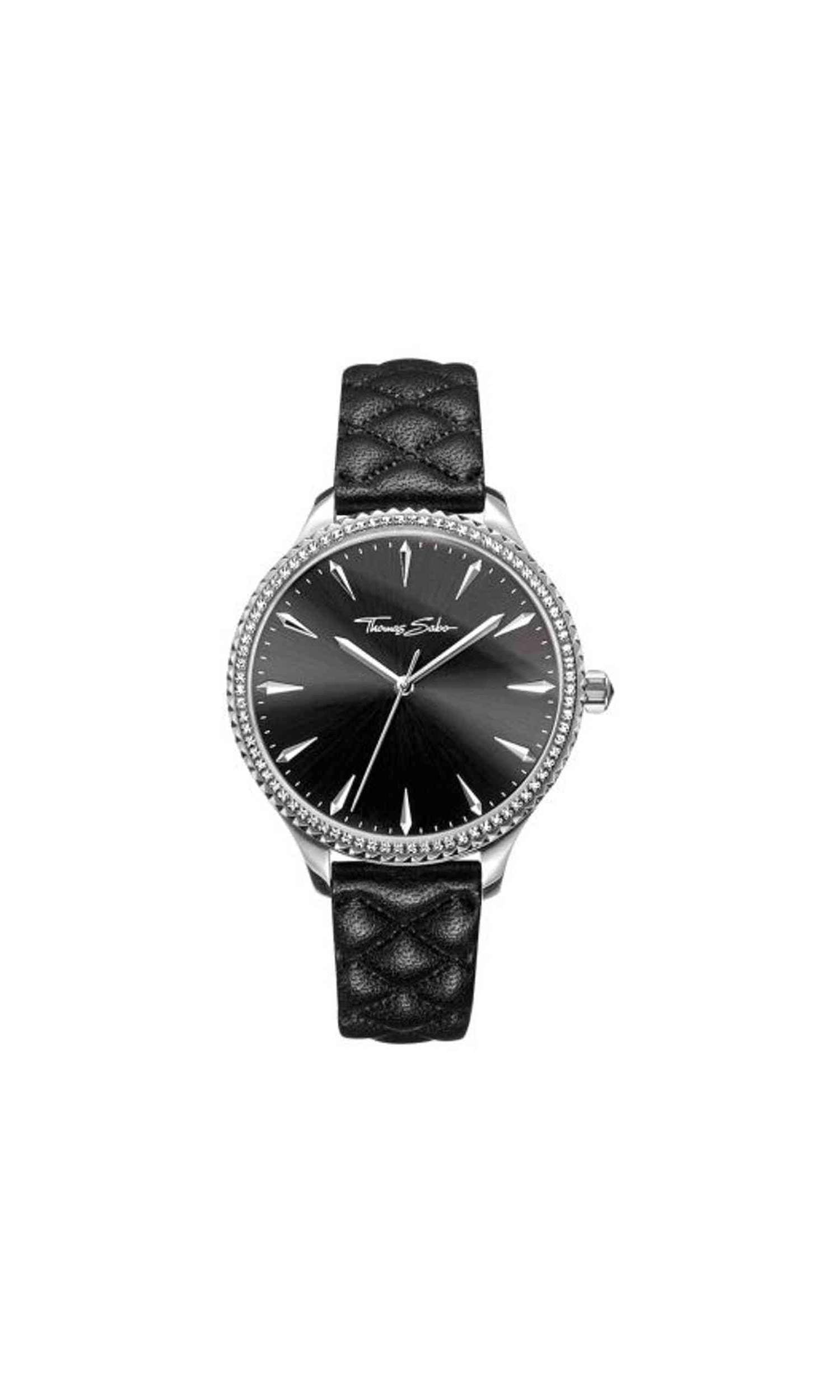 Thomas Sabo Black Leather Watch Glam Steals