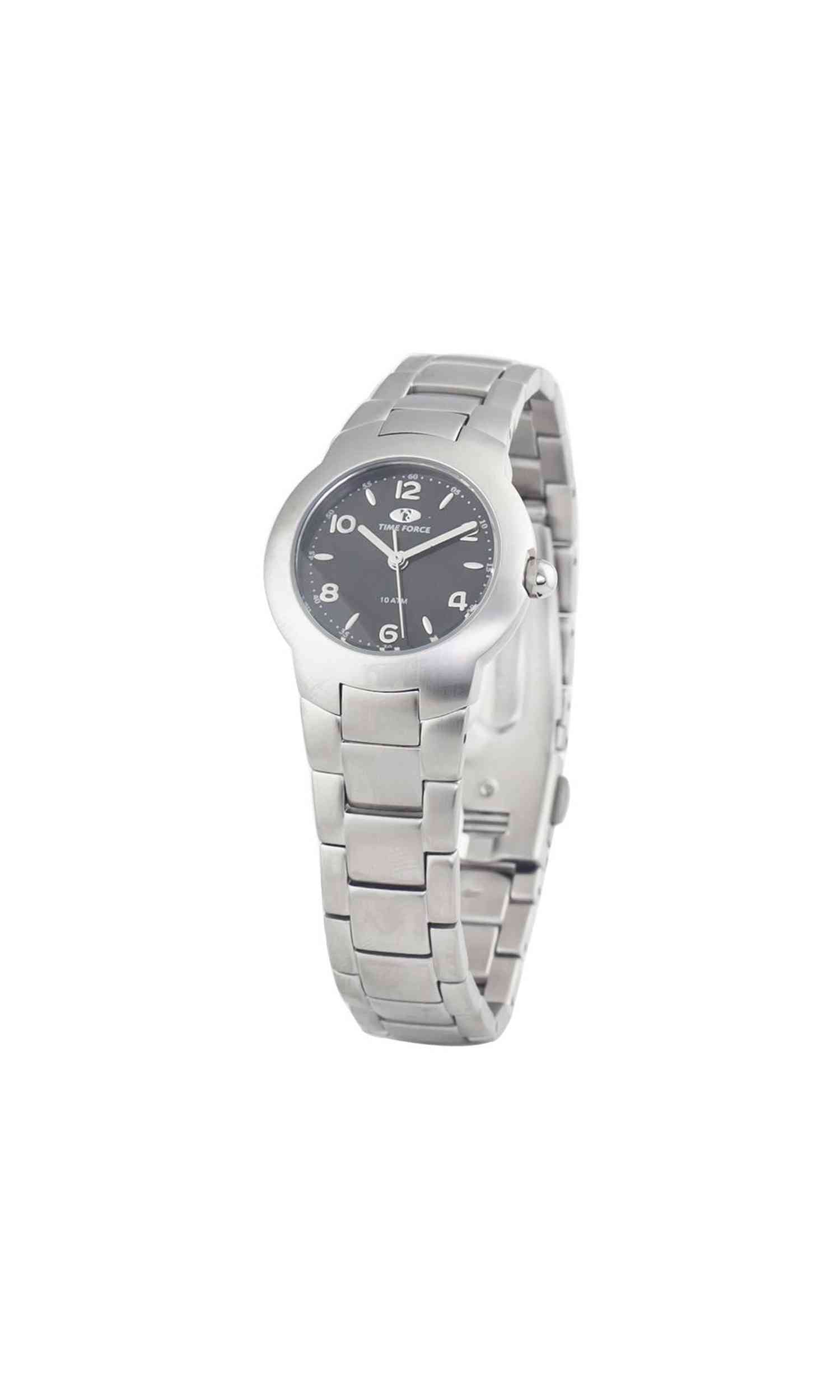 Time Force Silver Stainless Steel Watch Glam Steals