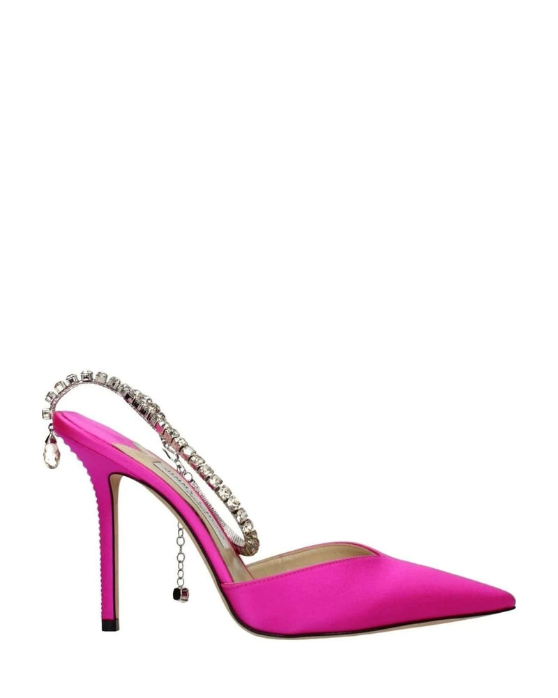 Jimmy Choo Pink Satin Stiletto Heel Glam Steals