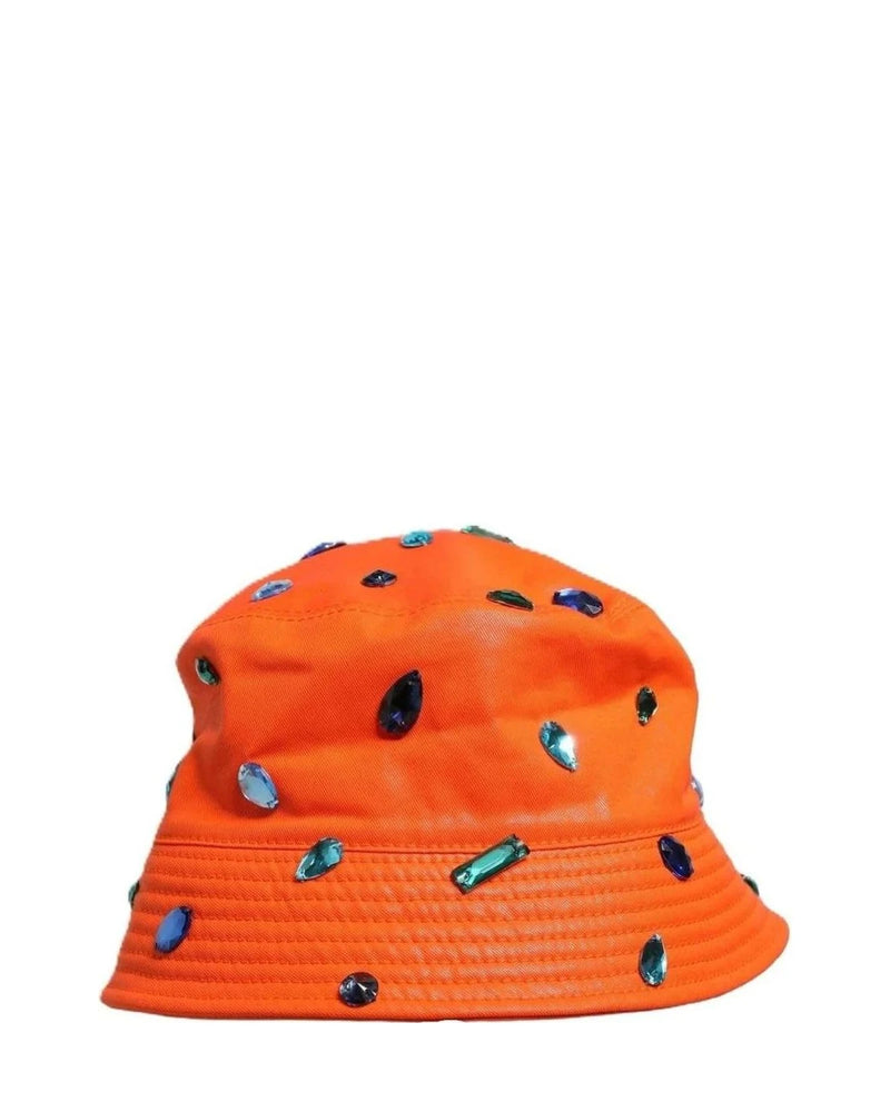 Dolce & Gabbana Bucket Hat in orange, Cotton