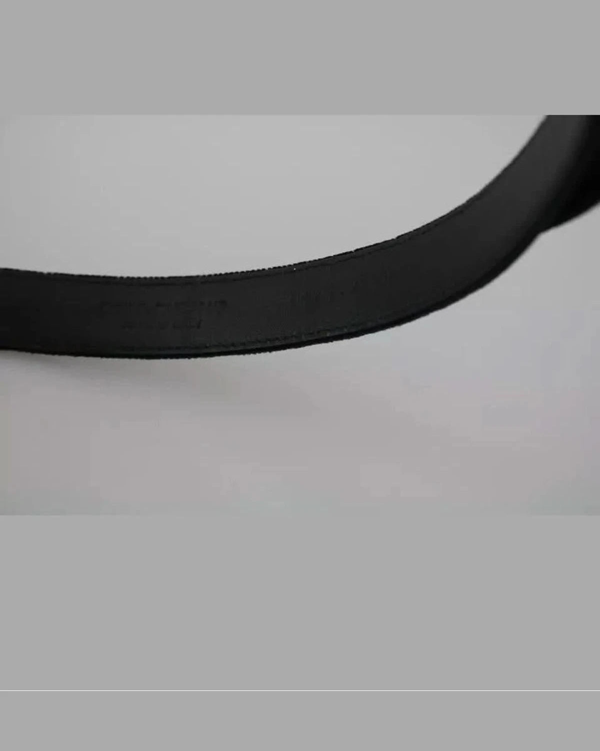 Dolce & Gabbana Black Velvet Leather Silver Buckle Belt Glam Steals