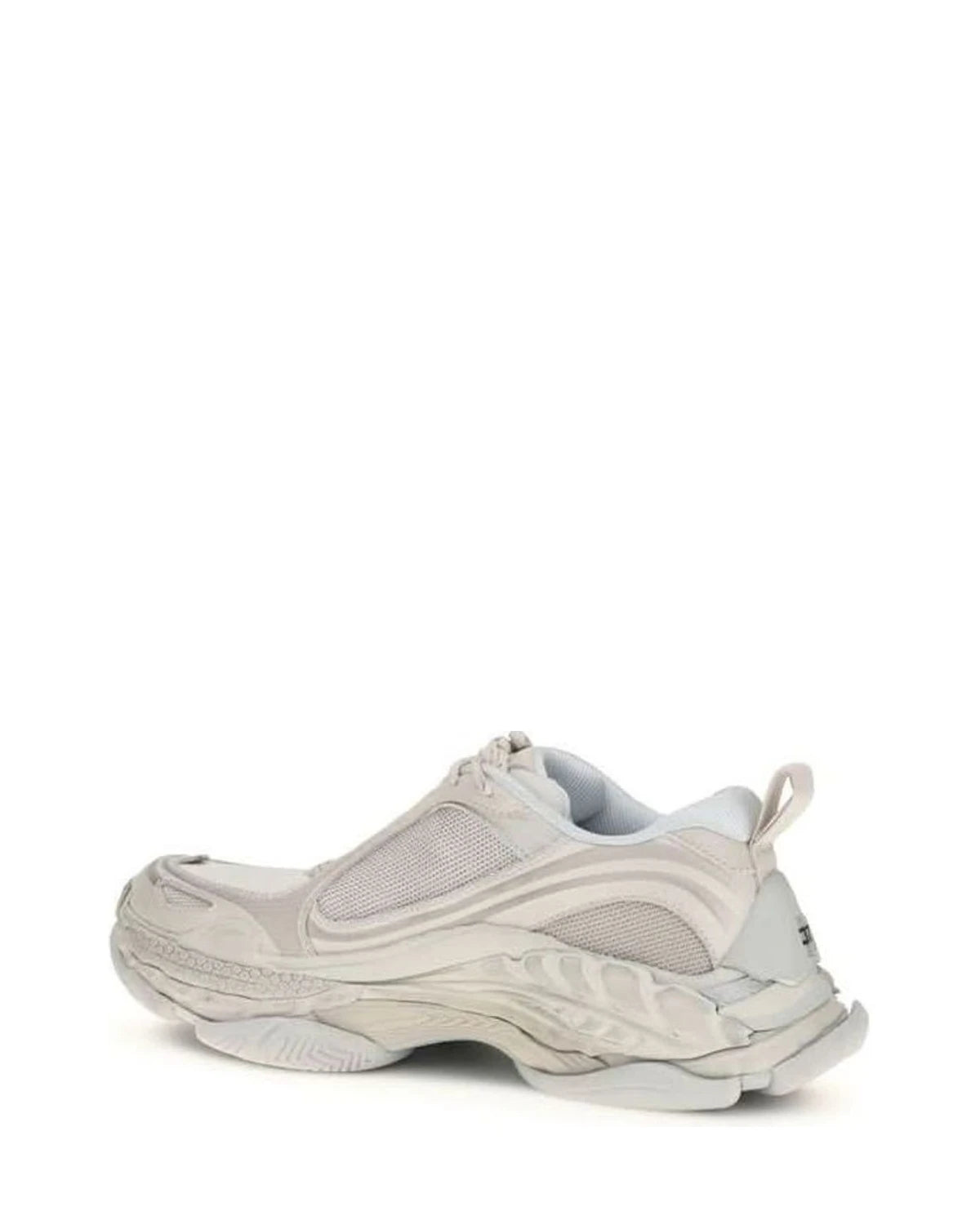 Balenciaga White Polyurethane Chunky Sneakers Glam Steals