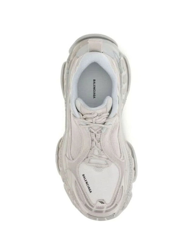 Balenciaga White Polyurethane Chunky Sneakers Glam Steals