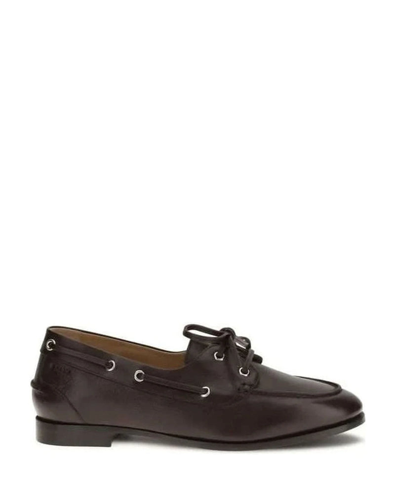 Bally Brown Slip On Loafers Glam Steals