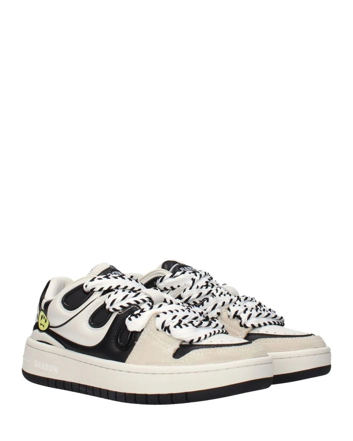 Barrow Beige Leather Sneakers Glam Steals