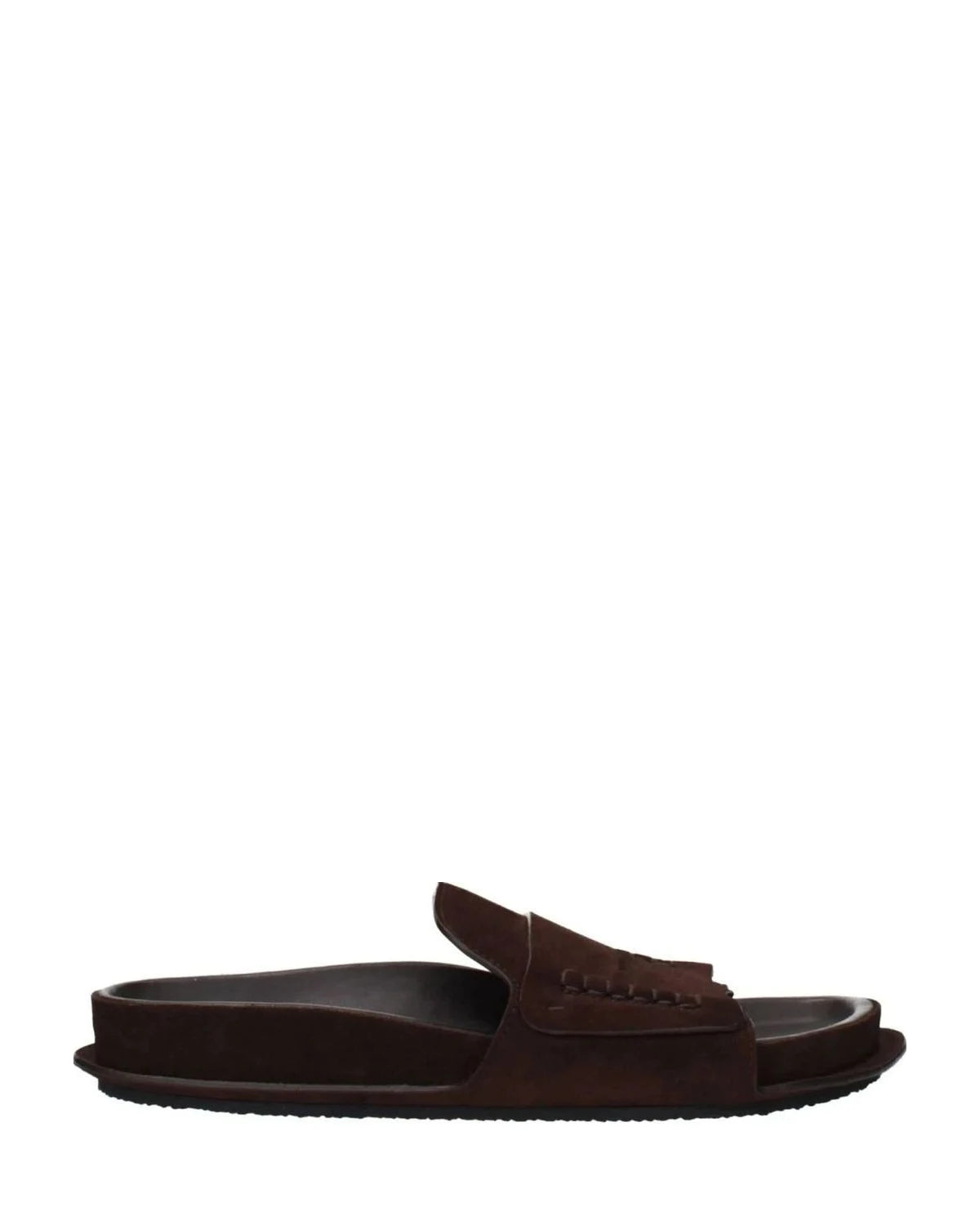 Jacquemus Brown Leather Slippers Glam Steals