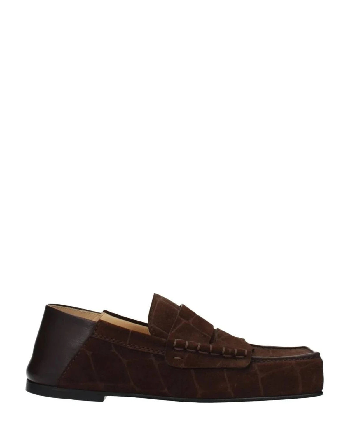 Jacquemus Brown Leather Slip On Loafers Glam Steals